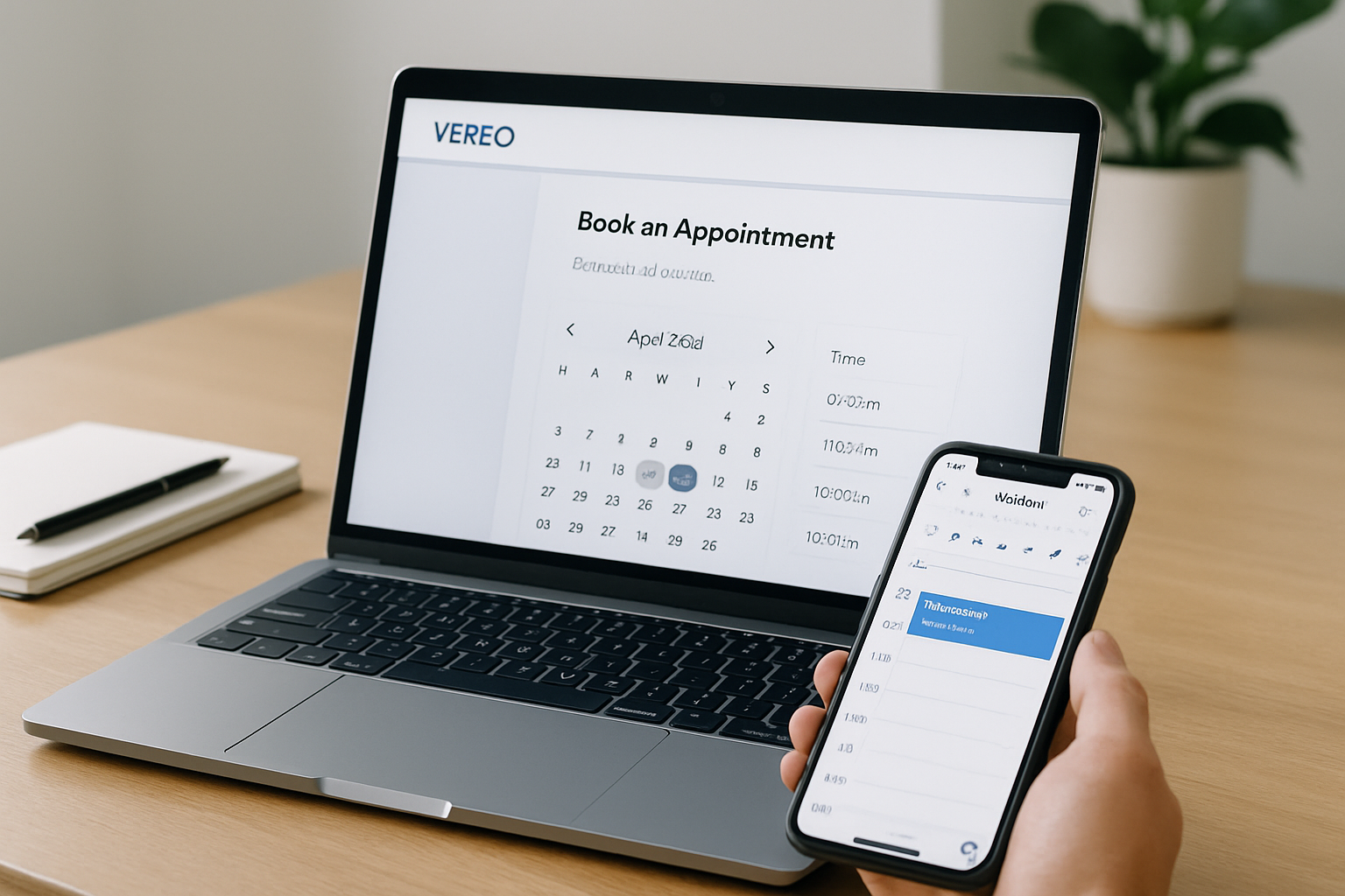 How Vereo Books Appointments Directly Into Your Calendar