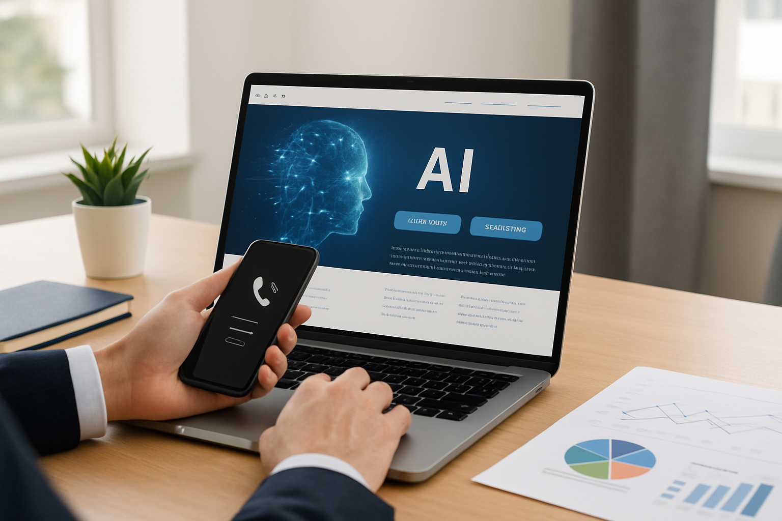 How AI Website Design Can Help Your Business Book More Calls and Convert More Leads