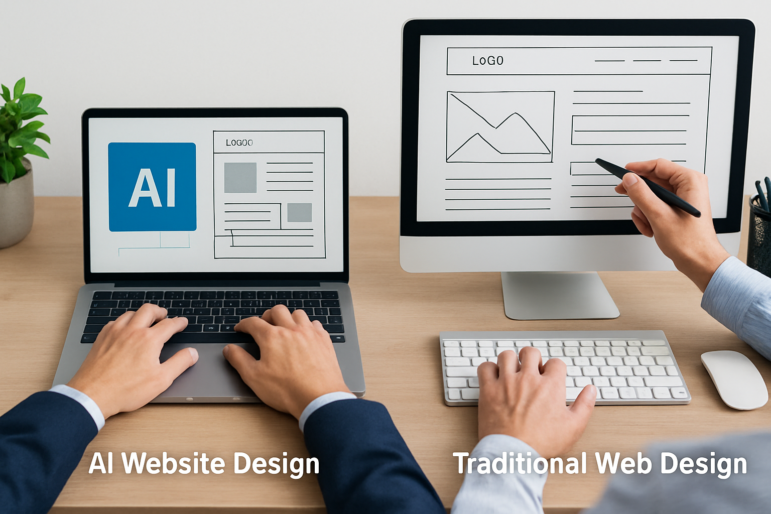 AI Website Design vs Traditional Web Design: What Businesses Need to Know